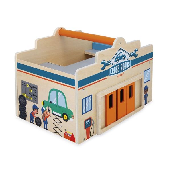 Garage en bois pour enfant Cross Roads