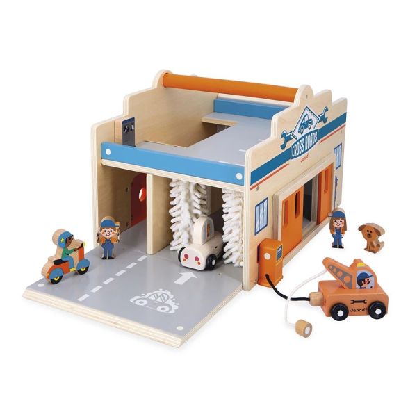 Garage en bois pour enfant Cross Roads