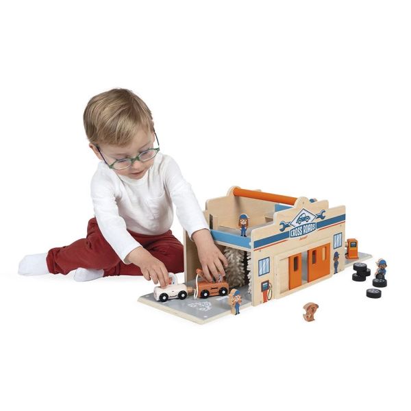Garage en bois pour enfant Cross Roads