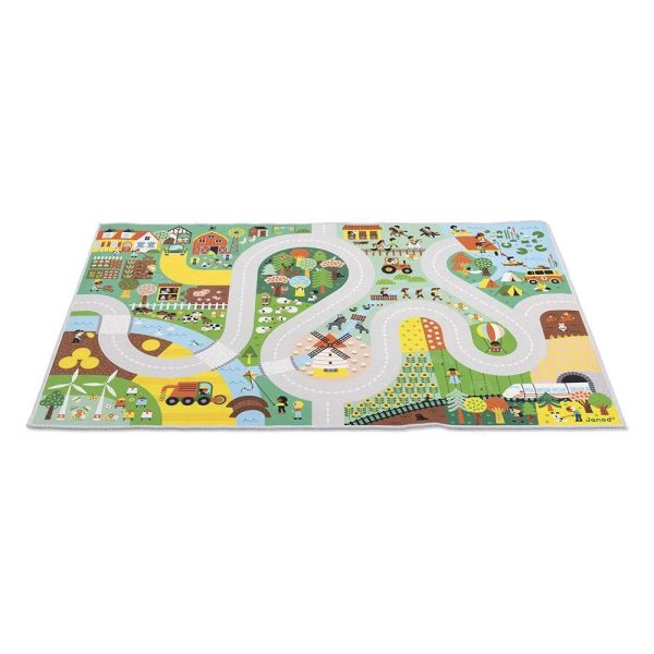 Tapis de jeu avec circuit Cross Roads Campagne