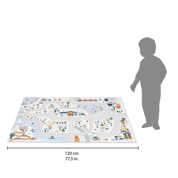Tapis de jeu avec circuit Cross Roads La vallée blanche