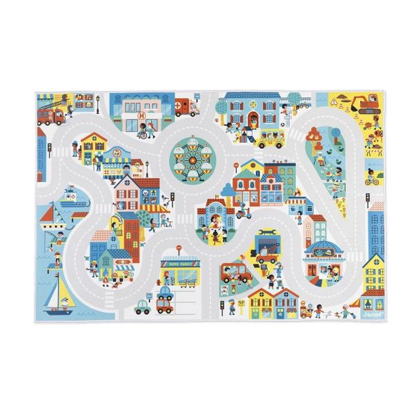 Tapis de jeu avec circuit Cross Roads Ville