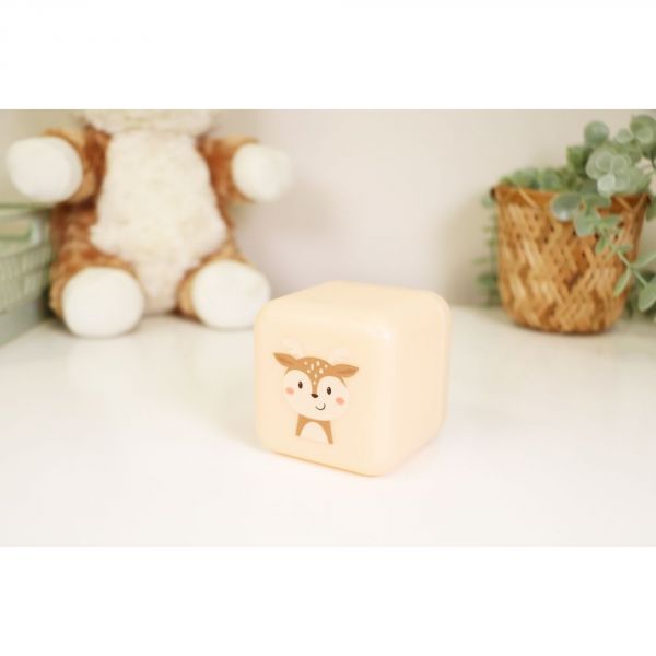 Veilleuse bébé Cube B Finley le Faon