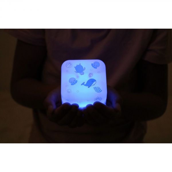 Veilleuse bébé Cube B Océan
