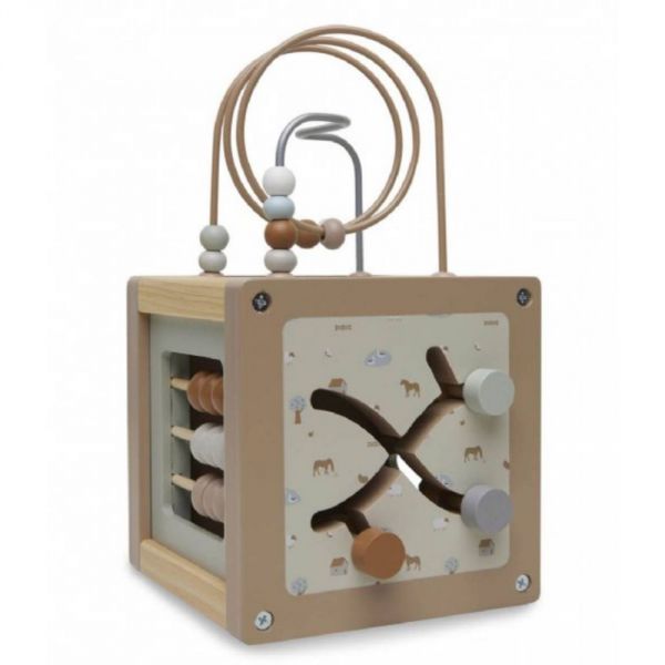 Cube d'activités en bois  Farm