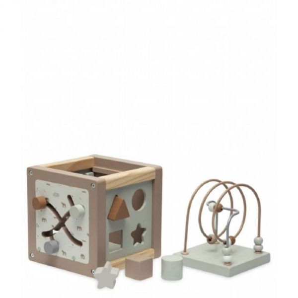 Cube d'activités en bois  Farm