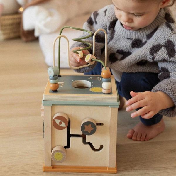 Cube d'activités en bois FSC