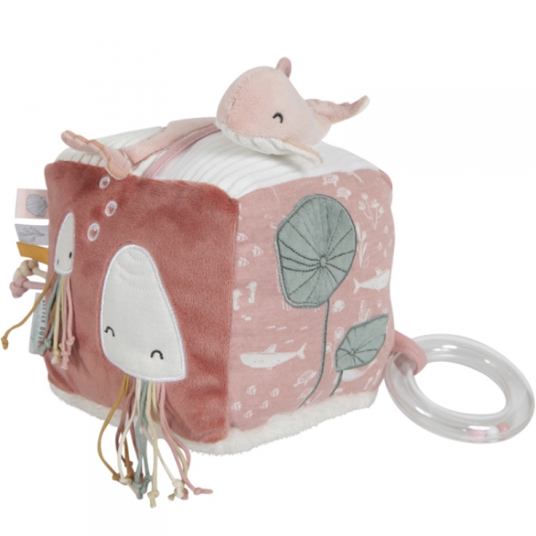 Cube d'activités Soft Ocean pink