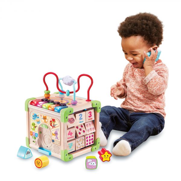 Cube interactif multiactivité nature