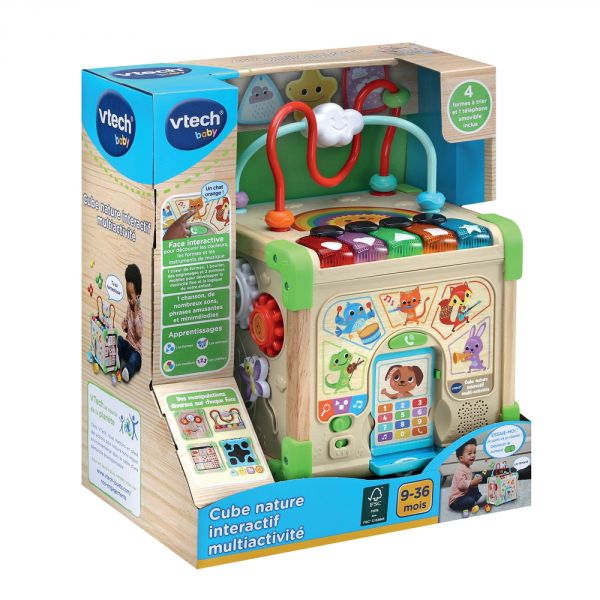 Cube interactif multiactivité nature