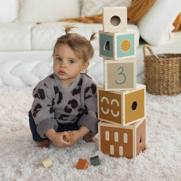 Cubes empilables en bois FSC