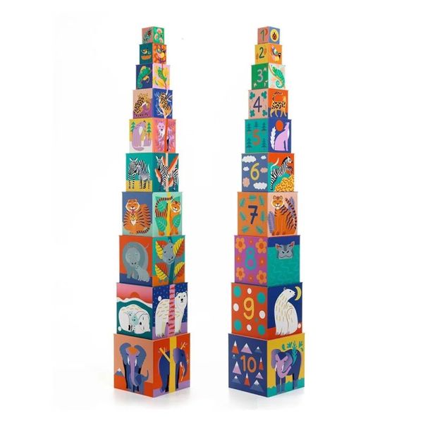 Cubes Premier âge Animaux sauvages