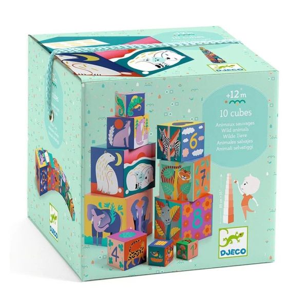 Cubes Premier âge Animaux sauvages