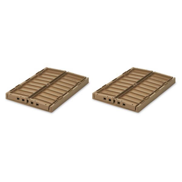 Lot de 2 boîtes de rangement Weston taille M Oat