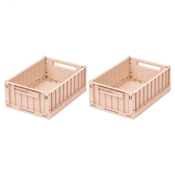 Lot de 2 boîtes de rangement Weston taille S Rose