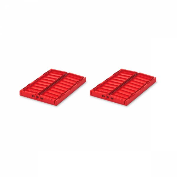 Lot de 2 boîtes de rangement Weston taille S Apple Red