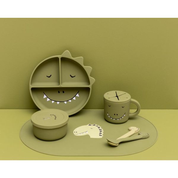 Lot de 2 cuillères en silicone Mr. Dino