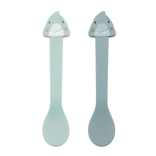 Lot de 2 cuillères en silicone Mr. Shark