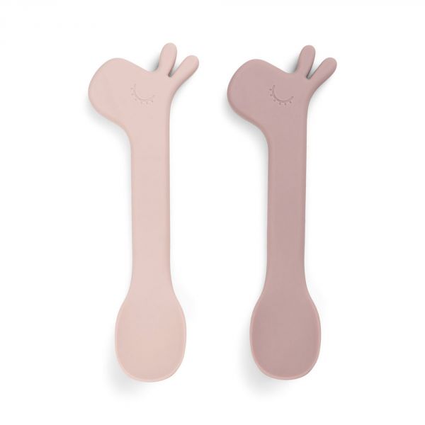 Lot de 2 cuillères silicone Lalee Rose