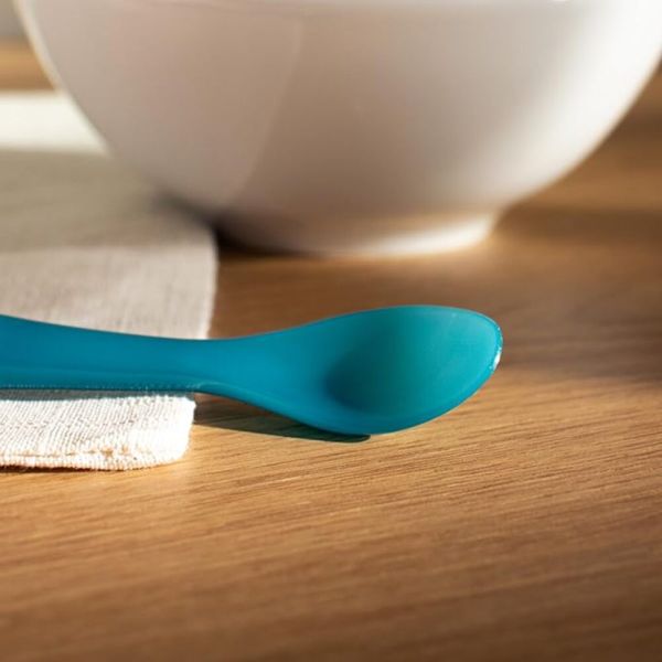Cuillère thermosensible Blanc- turquoise dBb Remond