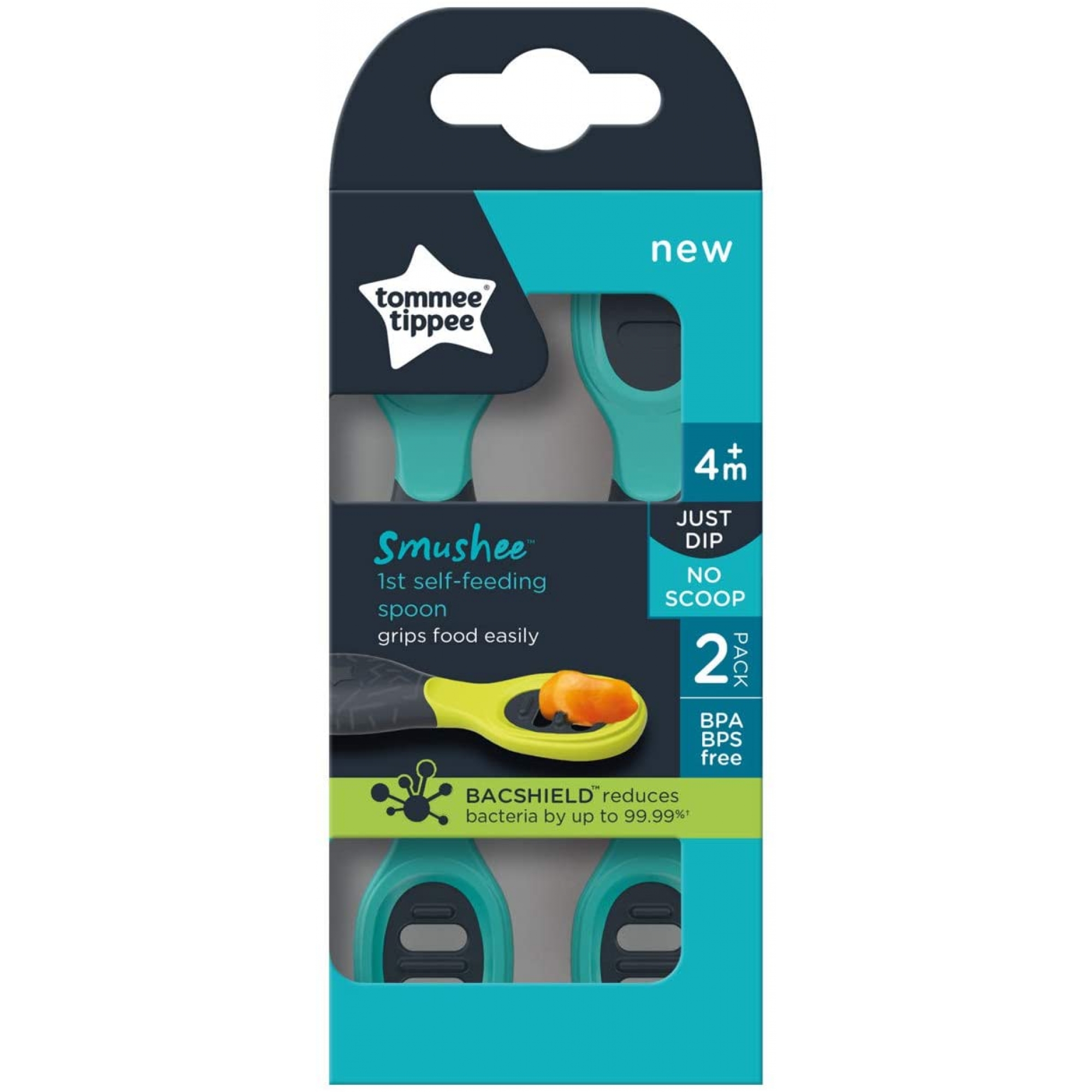 Tommee Tippee Lot De 2 Cuilleres D Apprentissage 4m Made In Bebe