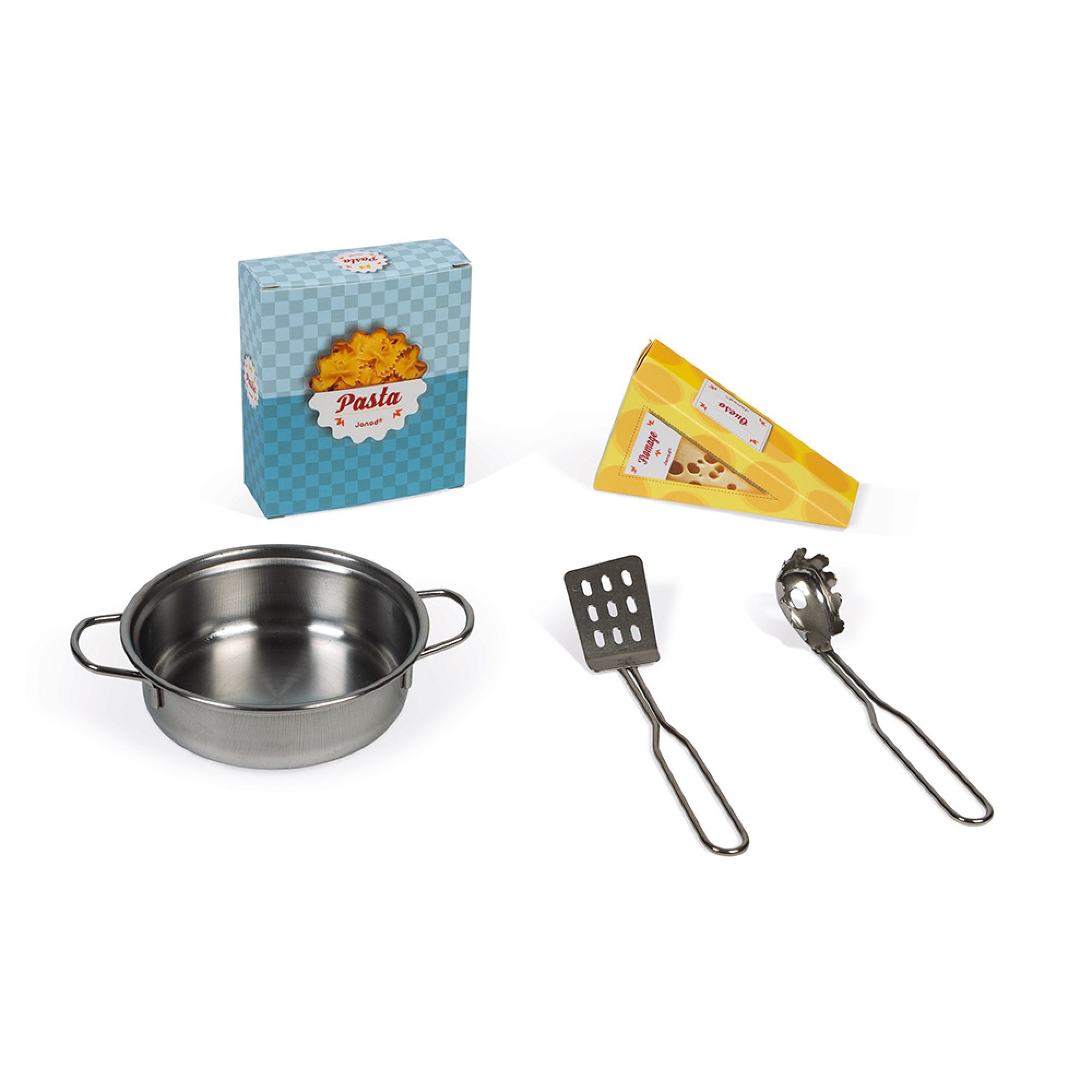 Batterie de cuisine enfant jouet en inox