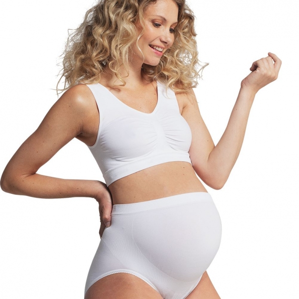 Culotte haute de grossesse blanc taille L