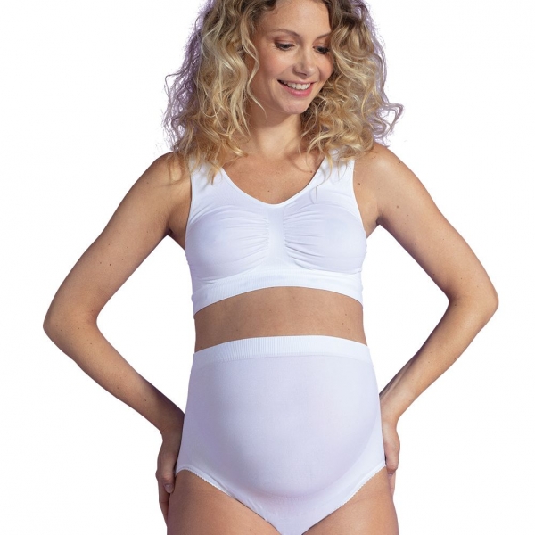 Culotte haute de grossesse blanc taille L