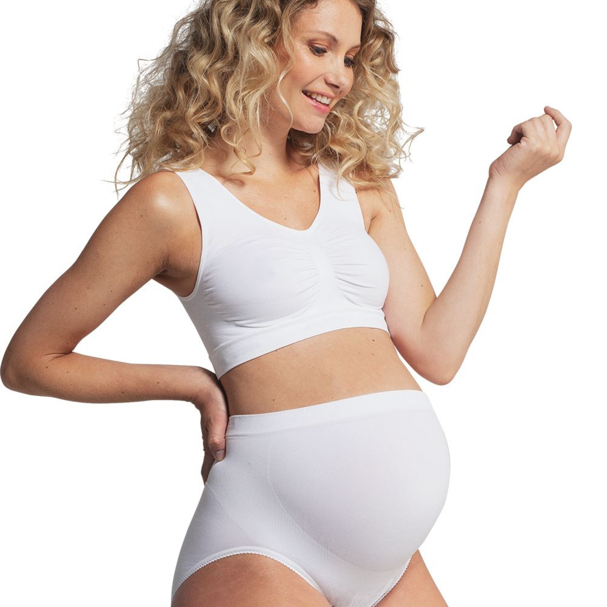 Culotte haute de grossesse blanc taille XL - Made in Bébé