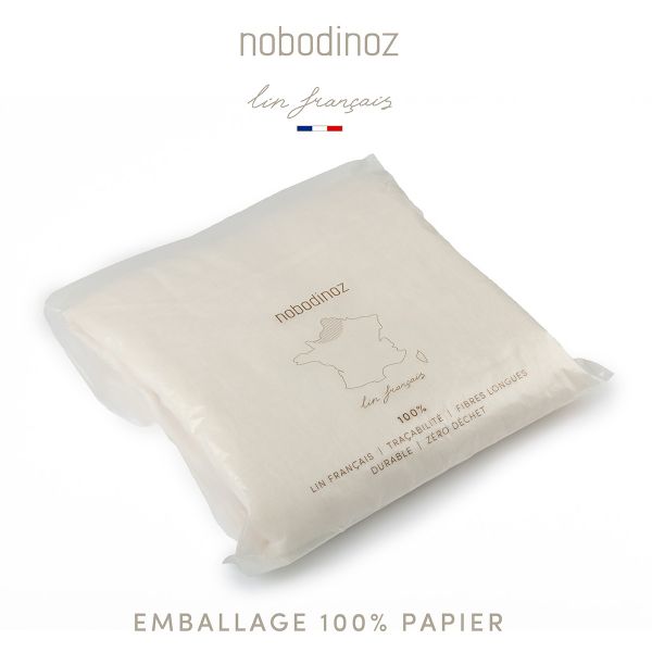 Coussin nuage Lin Français Off White