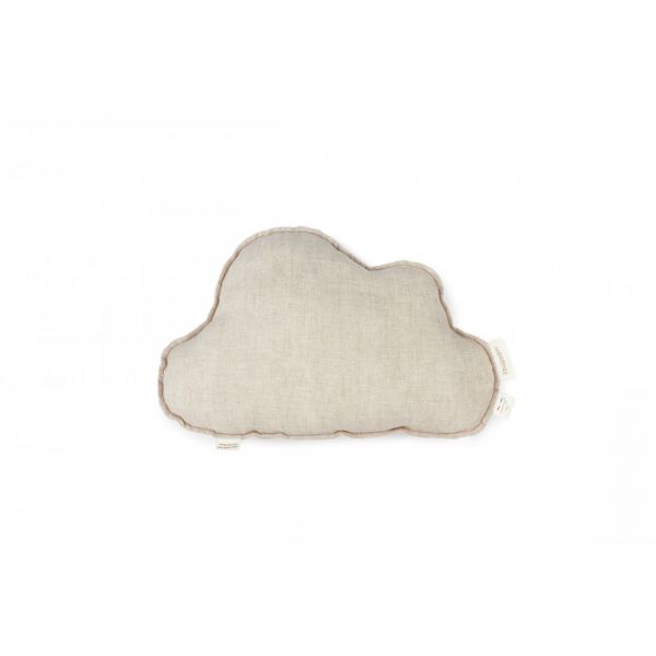 Coussin nuage Lin Français Greige