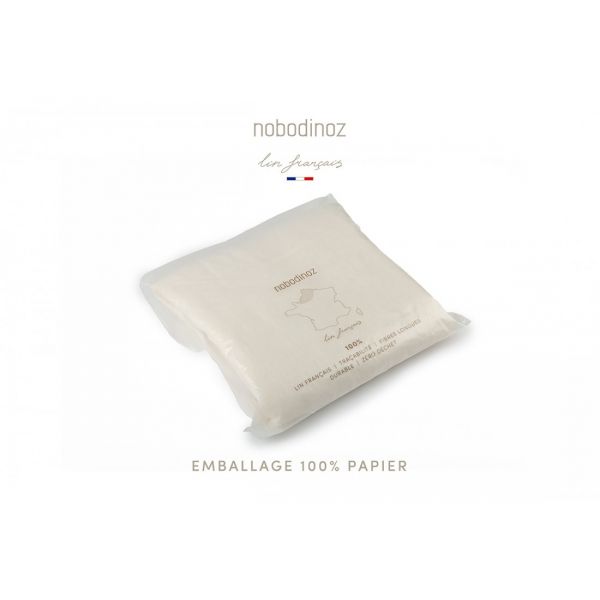 Guirlande décorative feuille Lin Français Beige