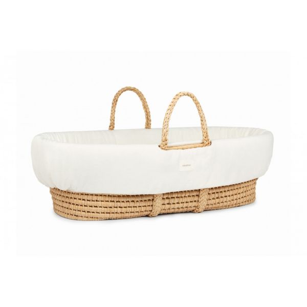 Habillage de couffin 50x80cm Lin Français Off White