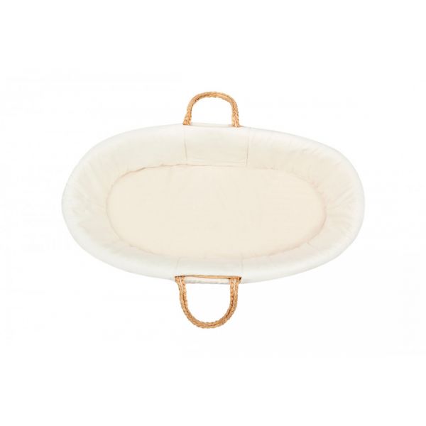 Habillage de couffin 50x80cm Lin Français Off White