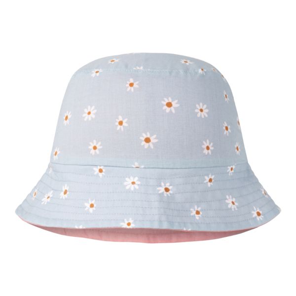 Chapeau anti UV réversible marguerite - 4-8 ans