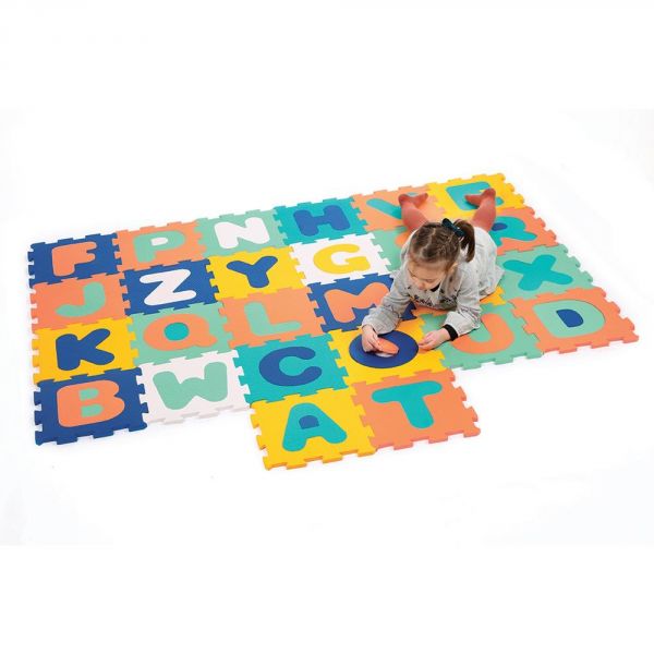 Tapis d'éveil Dalles en mousse Lettres Alphabet