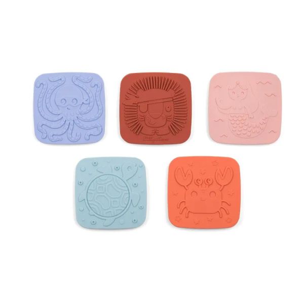 Lot de 5 dalles sensorielles pour le bain