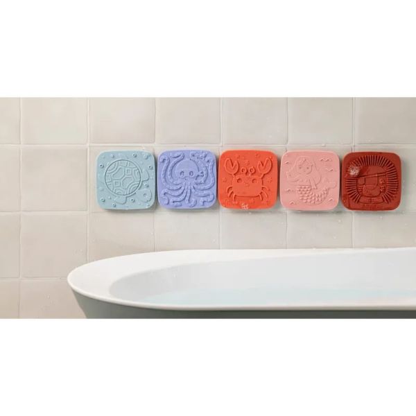 Lot de 5 dalles sensorielles pour le bain
