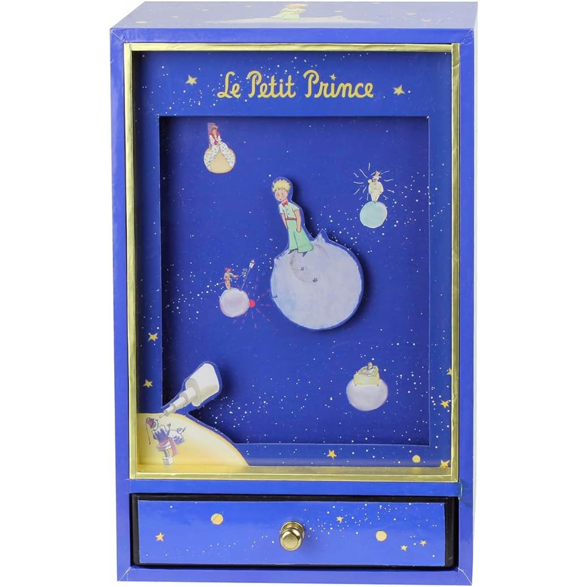 Jolis Chaussons bébé bleus brodé Petit Prince