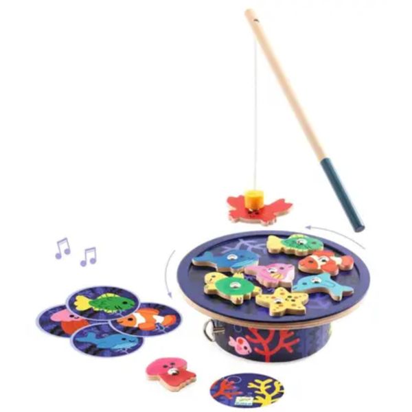 Jeu de pêche magnétique musical DancingFish Ocean