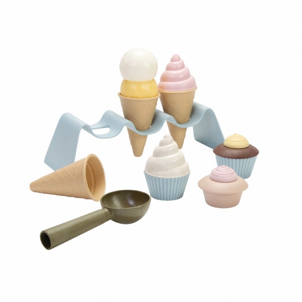 Coffret glacier-cupcake en bioplastique