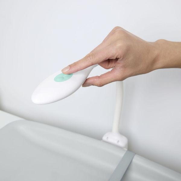 Matelas à langer jour et nuit avec barre lumineuse réglable