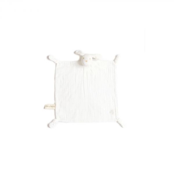 Doudou coton bio Lucien le chien