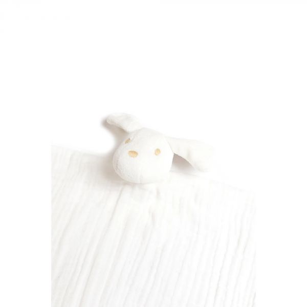 Doudou coton bio Lucien le chien