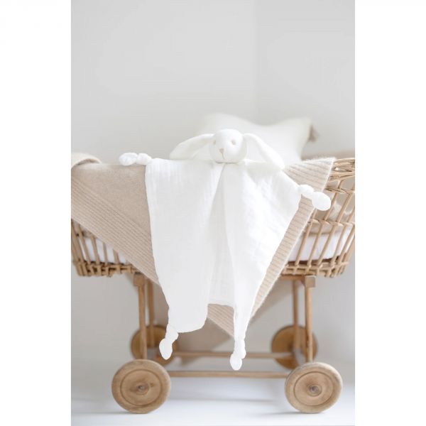 Doudou coton bio Augustin le lapin