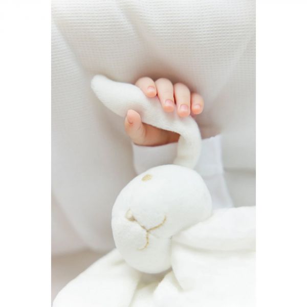 Doudou coton bio Augustin le lapin