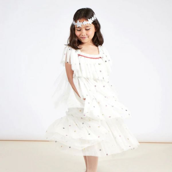 Déguisement d'ange en tulle 3-4 ans