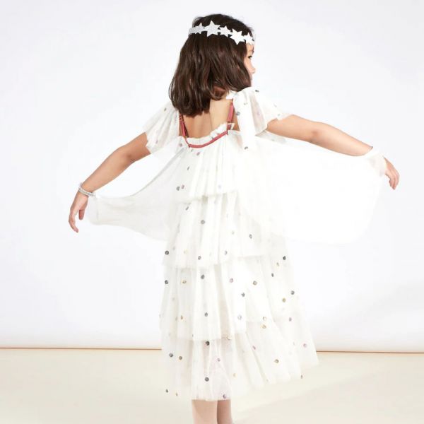 Déguisement d'ange en tulle 3-4 ans
