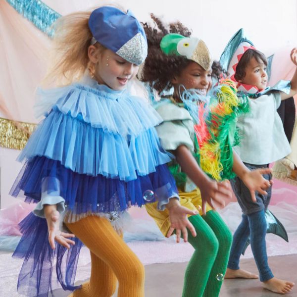 Déguisement d'oiseau bleu 3-6 ans