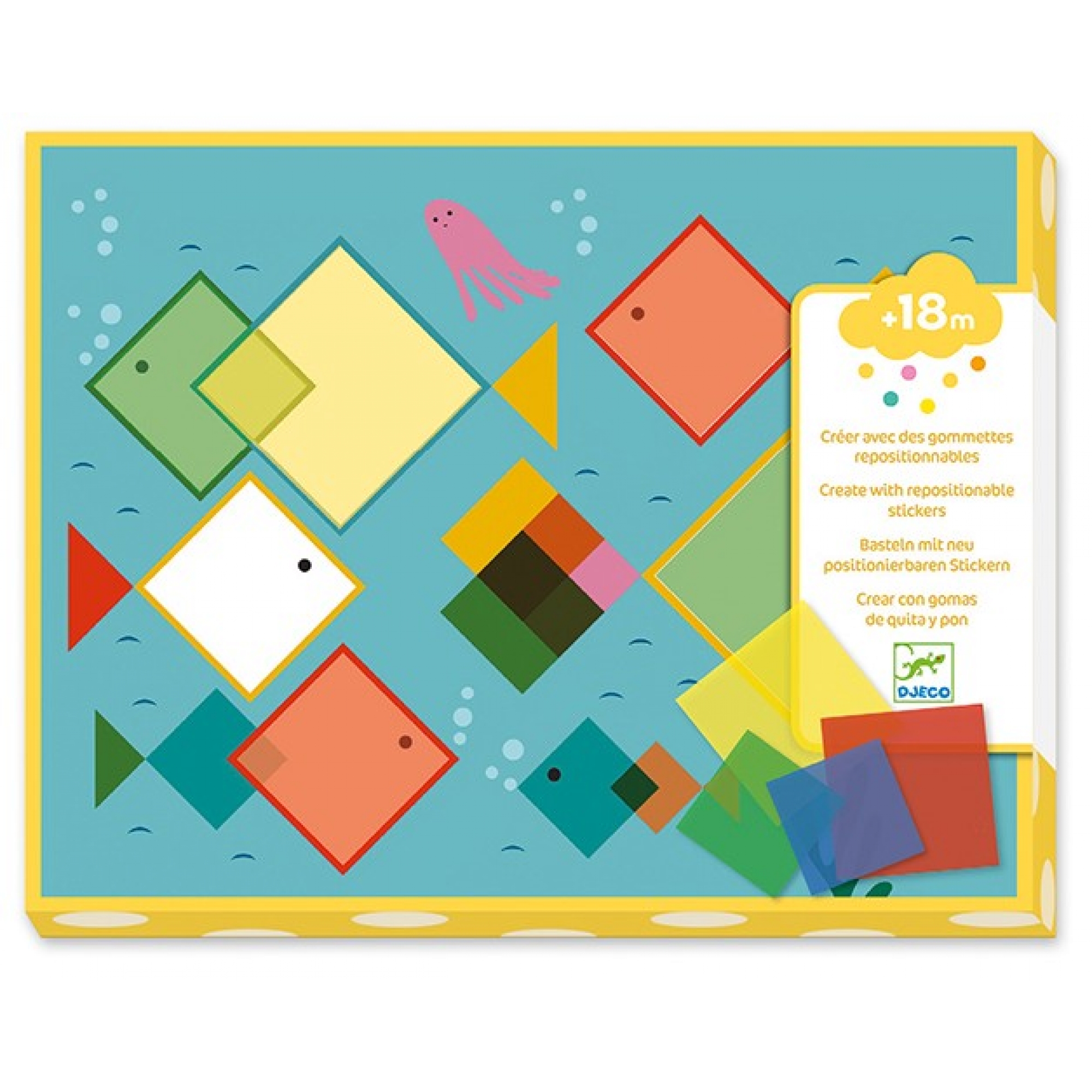 Djeco Gommettes Carres Magiques Made In Bebe